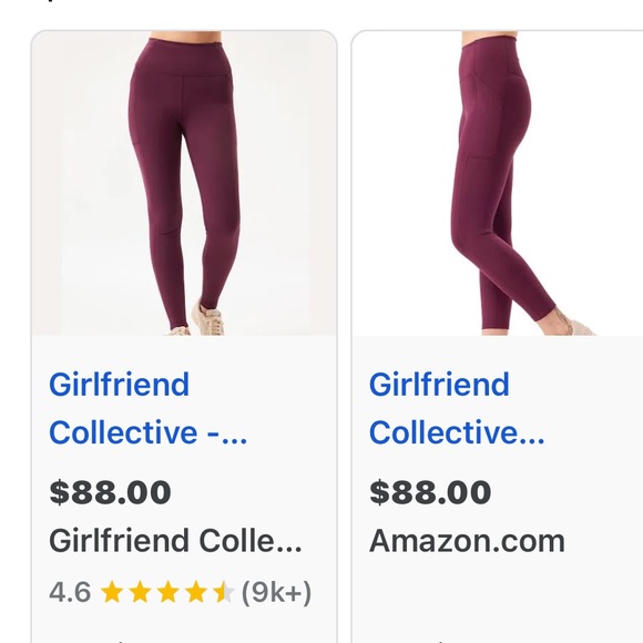 Girlfriend Compressive High-Rise Legging size X Large sports NWT workout $88 - Picture 15 of 15